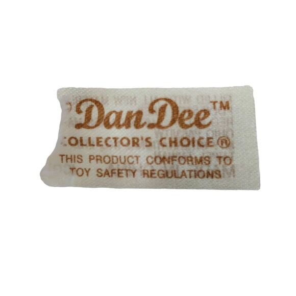 Vintage Dan Dee Plush White Red Valentine Teddy Bear Stuffed Animal Toy Heart - Picture 6 of 10